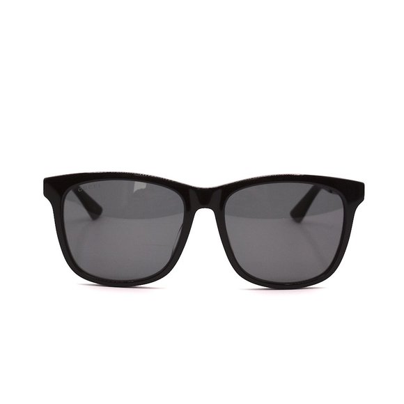 NEW GUCCI GG0695SA 001 BLACK RUTHENIUM GREY AUTHENTIC SUNGLASSES - Picture 4 of 13